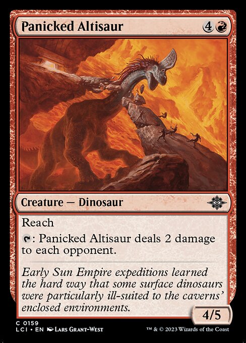 Panicked Altisaur